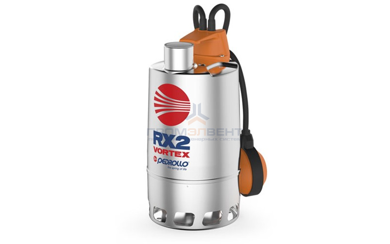 Насос дренажный Pedrollo RXm 3/20 - 0,55 кВт (1x230 В, Qmax 180 л/мин, Hmax 8 м, кабель 5 м)