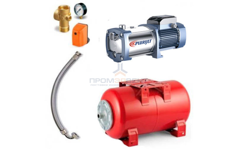 Насосная станция Pedrollo HYDROFRESH PLURIJETm 4/130-N-24CL - 1,50 кВт (Qmax 80 л/мин, с/х)