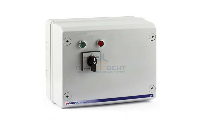 Пульт управления Pedrollo QST 750 - 5,5 кВт (трехфазный, 15,5 А)