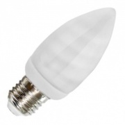 Лампа энергосберегающая свеча ESL B QL7 11W 4200K E27 белая, d38x101