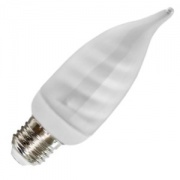 Лампа энергосберегающая свеча на ветру ESL BA QL7 11W 2700K E27 теплая, d36x120